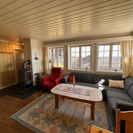 Skiidyll Med Utsikt Og Peis *