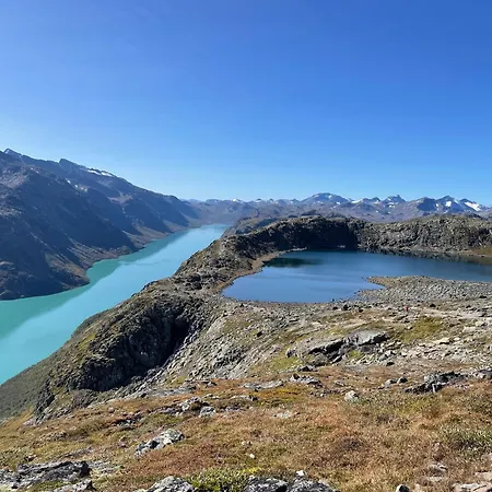 Skiidyll Med Utsikt Og Peis Beitostolen