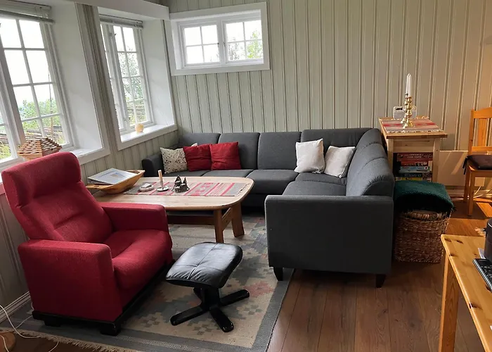Skiidyll Med Utsikt Og Peis *